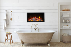 Amantii Panorama Deep XT Smart Modern  Indoor/Outdoor Electric Fireplace 5 Sizes BI-DEEP-XT