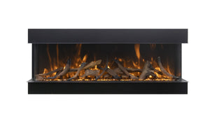 Amantii Tru View Extra Tall, Extra Long XL Smart 3 Sided Modern Indoor/Outdoor Electric Fireplace 4 Sizes TRV-XT-XL