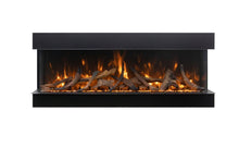 Load image into Gallery viewer, Amantii Tru-View Bespoke Smart WiFi Enabled, Bluetooth Capable 3 Sided Fireplace Indoor/Outdoor Electric Fireplace 5 Sizes TRV-BESPOKE