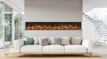 Load image into Gallery viewer, Amantii Tru View Bespoke Electric fireplace 2x45 inch combined