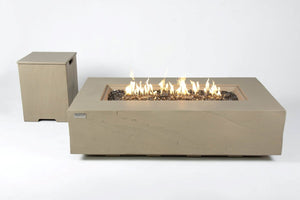 Elementi Plus Colorado Sandstone Fire Table- Contemporary OFG410SY