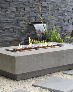 Elementi Hampton Gas Concrete Fire Table- Grey- Contemporary OFG139