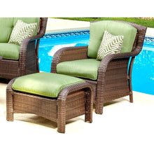 Load image into Gallery viewer, Hanover - Strathmere 6-Piece Seating Set + Coffee Table In Cilantro Green Wicker  STRATHMERE6PC
