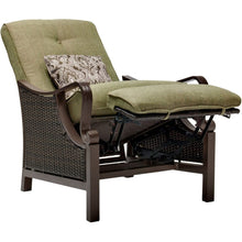 Load image into Gallery viewer, Hanover -Ventura Luxury Outdoor Recliner with Pillow, All-weather, Resin Weave VENTURAREC