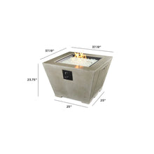 Load image into Gallery viewer, Outdoor GreatRoom Company Cove Square Fire Pit Bowl Modern CV-2424