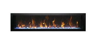 Amantii Symetry Xtra Slim Smart Modern Style Electric Fireplace -Vent Free Indoor/Outdoor 3 Sizes SYM-SLIM
