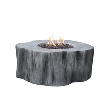 Load image into Gallery viewer, Elementi rustic manchester tree stump fire pit  with white background