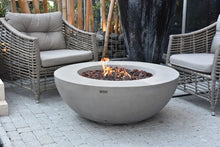 Load image into Gallery viewer, Elementi Lunar Bowl Concrete Gas Fire Table/Bowl- Grey- Contemporary OFG101