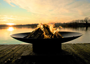 Fire Pit Art - Gas and Wood Fire Pit- Asia in Four Sizes