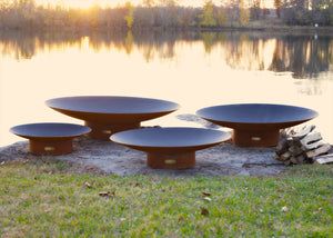 Fire Pit Art - Gas and Wood Fire Pit- Asia in Four Sizes