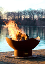 Load image into Gallery viewer, Fire Pit Art - Gas and Wood Fire Pit- Manta Ray