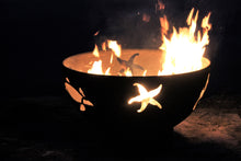 Load image into Gallery viewer, Fire Pit Art - Gas and Wood Fire Pit- Sea Creatures