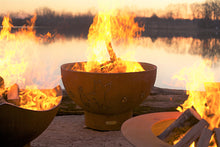 Load image into Gallery viewer, Fire Pit Art - Gas and Wood Fire Pit- Crater