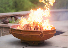 Load image into Gallery viewer, Fire Pit Art - Gas and Wood Fire Pit- Emperor