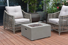 Load image into Gallery viewer, Modeno by Elementi - Ridgefield Square Concrete Fire Pit/Table Grey Modern OFG150
