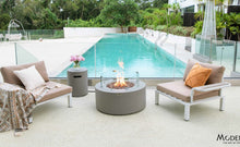 Load image into Gallery viewer, Modeno by Elementi - Tramore Concrete Fire Pit/Table Grey Modern OFG132
