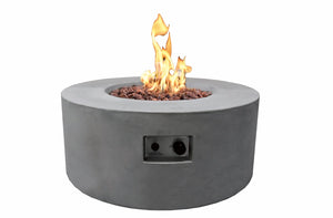 Modeno by Elementi - Tramore Concrete Fire Pit/Table Grey Modern OFG132