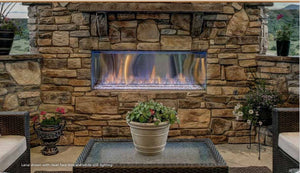 Majestic Lanai Contemporary Linear Gas Outdoor Fireplace 60 Inch ODLANAIG-60
