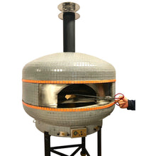 Load image into Gallery viewer, WPPO 28-inch Professional Lava Digitally Controlled Wood Fired Oven w/Convection Fan WKPM-D700