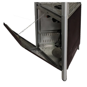 SUNHEAT Portable Patio Heater - Contemporary Triangular Wider Flame