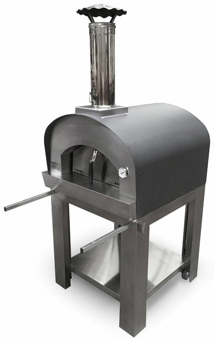 Sole Gourmet Wood Fired Pizza Oven Cart