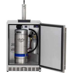 Summerset Grills-Stainless Steel 25-Inch Outdoor Rated Single Tap Beer Dispenser/Kegerator-SSRFR-24DK1