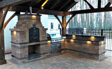 Load image into Gallery viewer, Tuscan Chef GX-CM pizza oven built in an outdoor kitchen