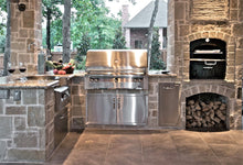 Load image into Gallery viewer, Tuscan Chef 27 inch pizza oven built into an outdoor kitchen