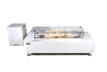 Load image into Gallery viewer, Elementi Plus Athens White Marble/Porcelain Fire Table-Contemporary OFP102BW