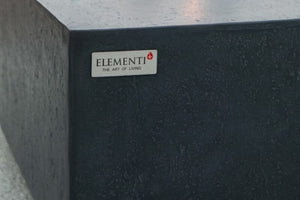 Elementi Plus Bergen Sandstone Square Fire Table-Contemporary OFG413DG