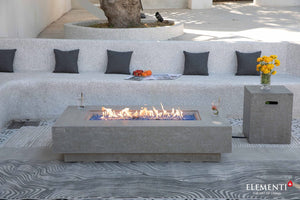 Elementi Plus Riviera Linear Fire Table-Contemporary OFG415LG