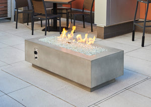 The Outdoor GreatRoom Company- Cove Linear Fire Table-Natural Grey 72 inch