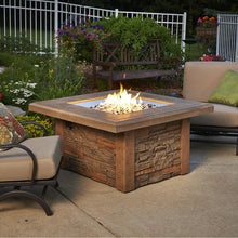 Load image into Gallery viewer, Outdoor GreatRoom Company Sierra Square Rustic Fire Pit Table SIERRA-2424-M-K