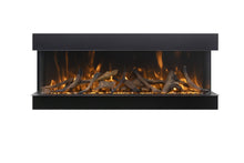 Load image into Gallery viewer, Amantii Tru View Extra Tall, Extra Long XL Smart 3 Sided Modern Indoor/Outdoor Electric Fireplace 4 Sizes TRV-XT-XL