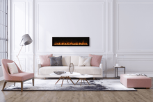 Load image into Gallery viewer, Amantii Xtra Slim Electric Fireplace on a white wall