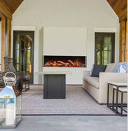Amantii Tru-View Slim Smart 3 Sided Fireplace Indoor/Outdoor Electric Fireplace 5 Sizes TRV-SLIM