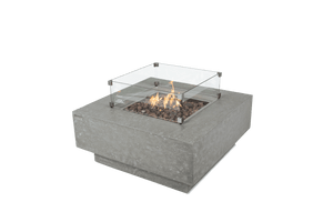 Elementi Manhattan Gas Concrete Fire Table- Grey- Contemporary OFG103