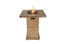 Load image into Gallery viewer, Elementi Rova Concrete Gas Bar Fire Table-Pub Height OFG224