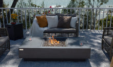 Load image into Gallery viewer, Elementi Plus Cannes Dark Grey Linear Fire Table-Contemporary OFG416DG