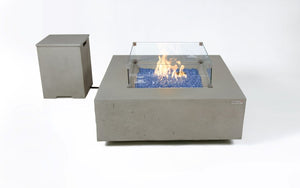 Elementi Plus Capertee Sandstone Square Fire Table-Contemporary OFG411SG