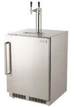 Load image into Gallery viewer, Fire Magic-Stainless Steel Outdoor Rated 24 inch Double Tap Kegerator 3594