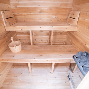 Dundalk Leisurecraft Canadian Timber Granby Outdoor 2-3 Person Cabin Sauna CTC66W