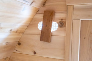 Dundalk Leisurecraft Canadian Timber MiniPod Outdoor Sauna 2-4 Person CTC77MW