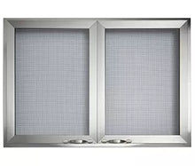 Load image into Gallery viewer, Majestic Vesper Gas Outdoor Fireplace Stainless Steel Operable Mesh Screen Doors   VOFBSD-42