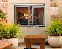 Load image into Gallery viewer, Majestic Vesper Gas Outdoor Fireplace Stainless Steel Operable Mesh Screen Doors   VOFBSD-42