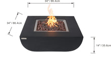 Load image into Gallery viewer, Modeno by Elementi -Aurora Concrete Fire Pit/Table-Modern OFG114