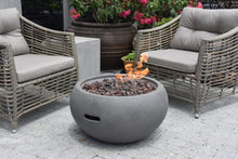 Load image into Gallery viewer, Modeno by Elementi - Newbridge Round Gas Grey Concrete Fire Bowl- Modern OFG138