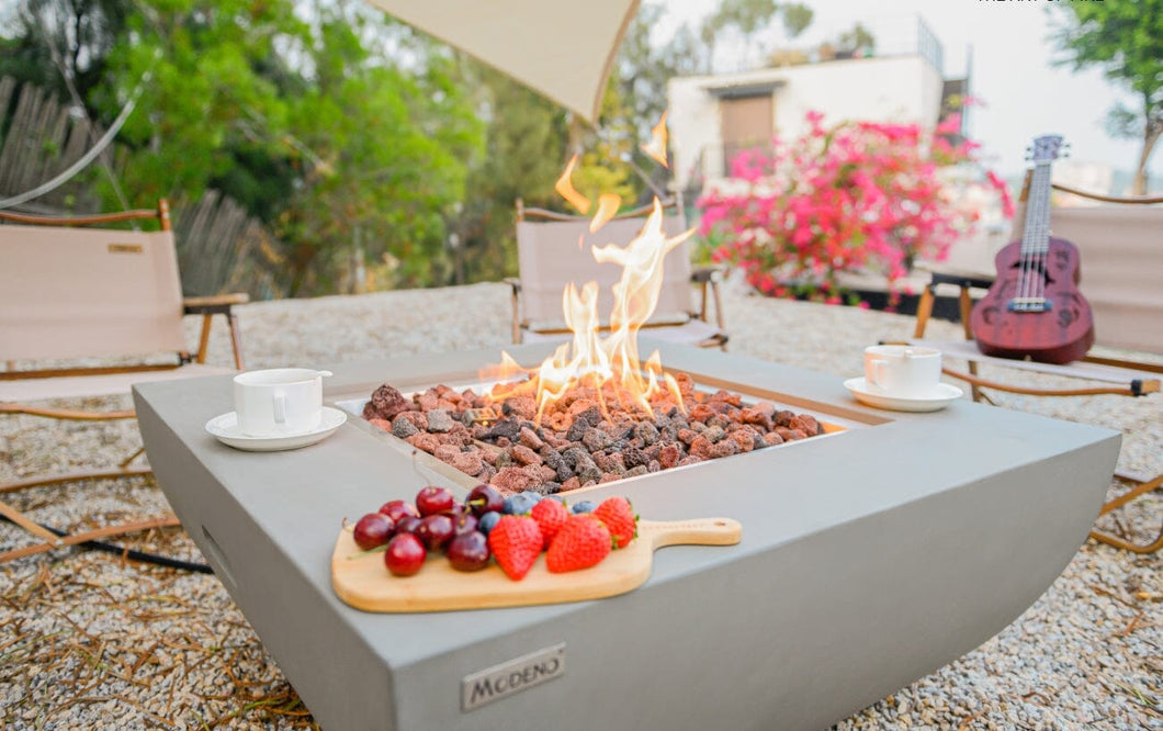 Modeno by Elementi Westport Concrete Fire Pit/Table-Modern OFG135