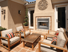 Load image into Gallery viewer, Napoleon Riverside Clean Face 36 Outdoor Electronic Ignition Gas Fireplace + Remote GSS36CFN