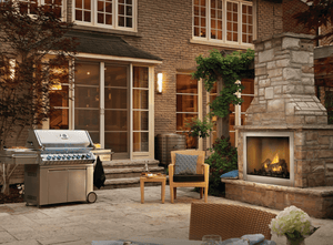 Napoleon Riverside Clean Face 36 Outdoor Electronic Ignition Gas Fireplace + Remote GSS36CFN